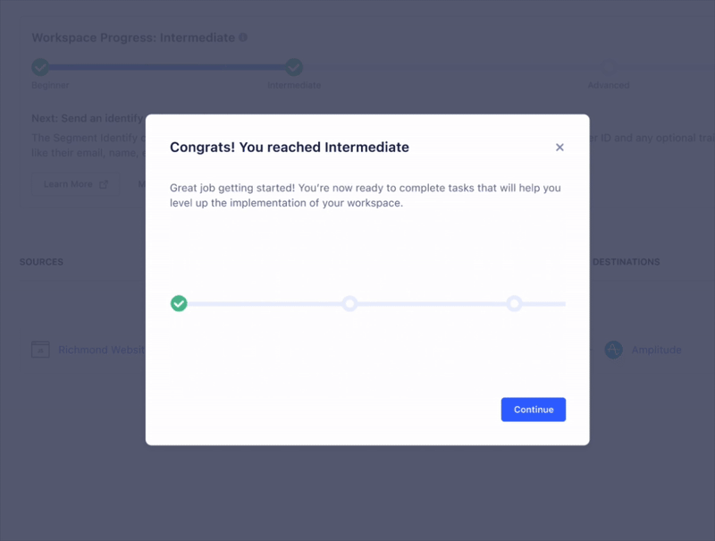 Helping new users implement Segment faster – gallery 5